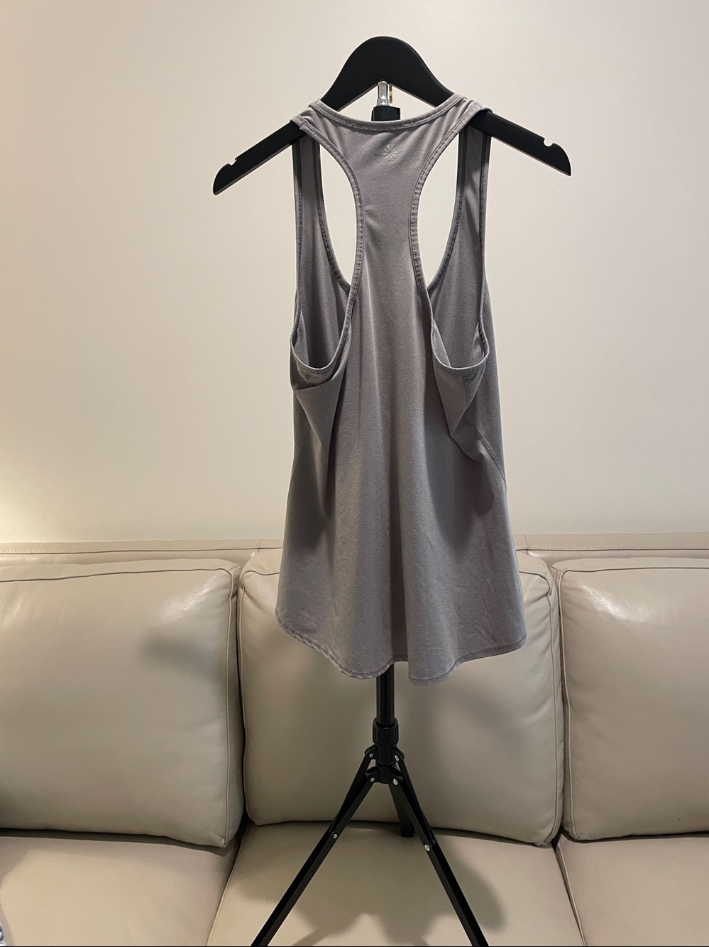 Athleta Gray Racerback Performance Tank - Picture 4 of 4
